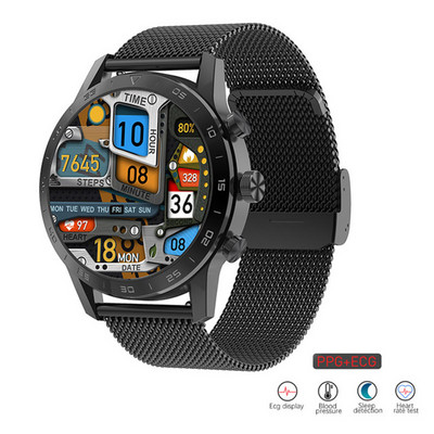 Smart Watch Men Bluetooth Κλήση ασύρματης φόρτισης Heart Rate Tracker Sports Fitness Smartwatch για Android IOS Προσαρμοσμένη όψη ρολογιού