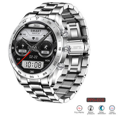 Smart Watch Men Bluetooth Κλήση ασύρματης φόρτισης Heart Rate Tracker Sports Fitness Smartwatch για Android IOS Προσαρμοσμένη όψη ρολογιού