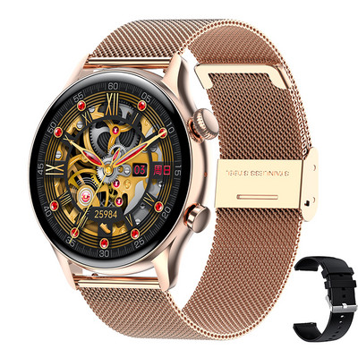 Bluetooth Call Smart Watch Femei NFC AI Language 1,36 inch 390*390 HD Display Afișează întotdeauna ora Smartwatch Ecran de blocare cu parolă