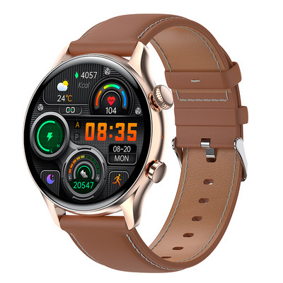 Bluetooth Call Smart Watch Femei NFC AI Language 1,36 inch 390*390 HD Display Afișează întotdeauna ora Smartwatch Ecran de blocare cu parolă