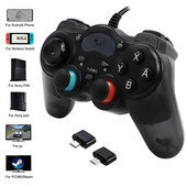 Controler de joc pentru PC cu fir 7 în 1 Gamepad pentru PS3/PC360 Joystick Android cu convertor OTG pentru Switch NS Suport jocuri Steam