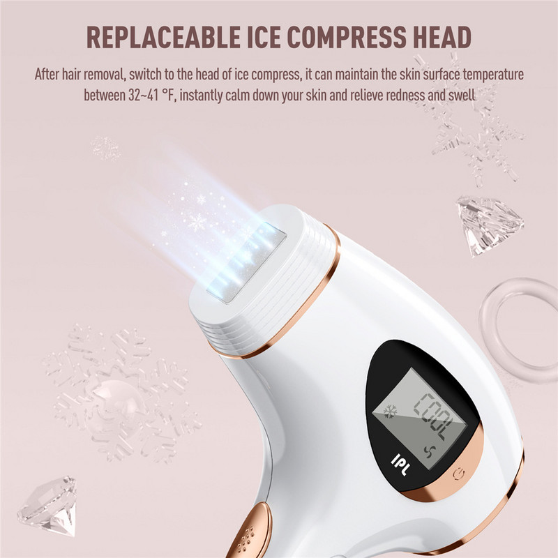 Dispozitiv electric de îndepărtare a părului cu laser IPL Epilator Mașină profesională Bikini Față Corp Home Epilare cu laser Depilator fără durere