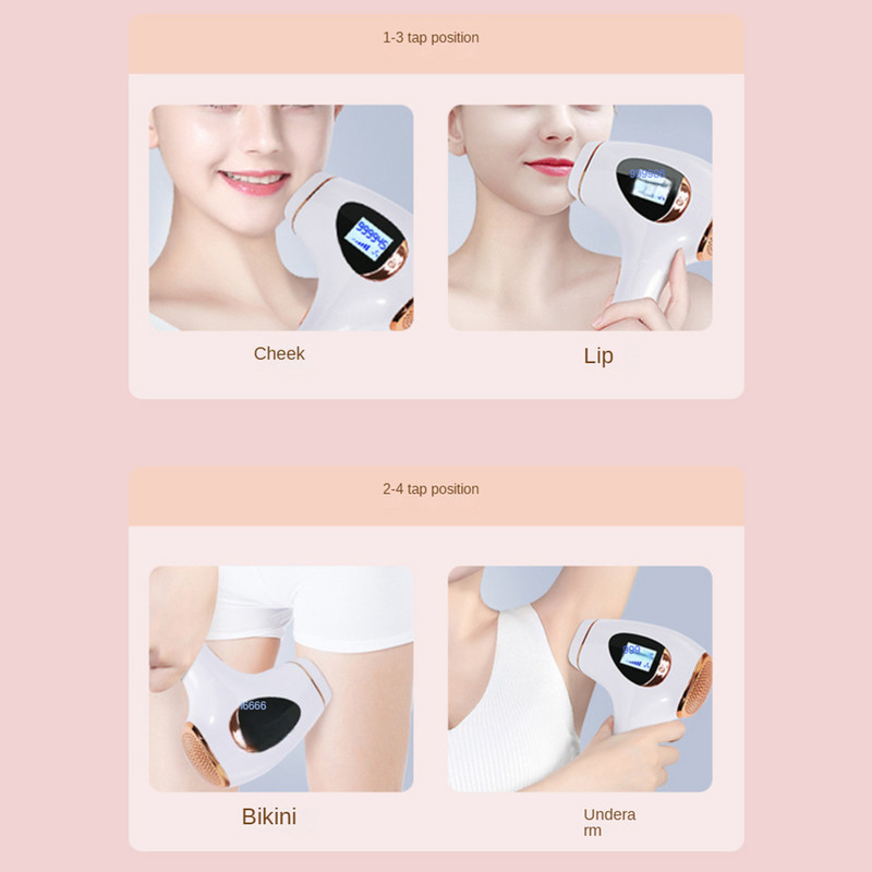 Dispozitiv electric de îndepărtare a părului cu laser IPL Epilator Mașină profesională Bikini Față Corp Home Epilare cu laser Depilator fără durere