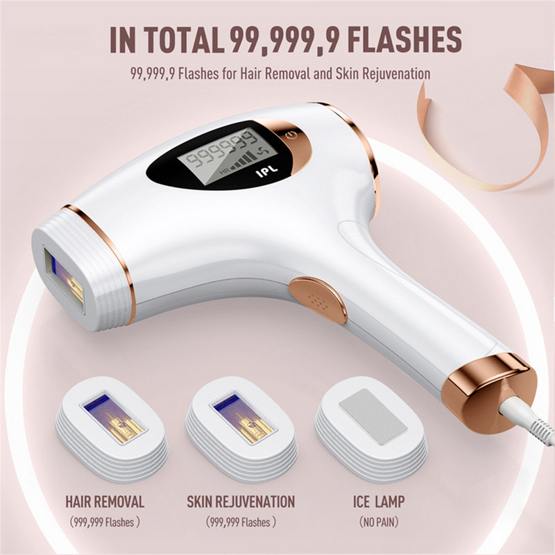 Dispozitiv electric de îndepărtare a părului cu laser IPL Epilator Mașină profesională Bikini Față Corp Home Epilare cu laser Depilator fără durere