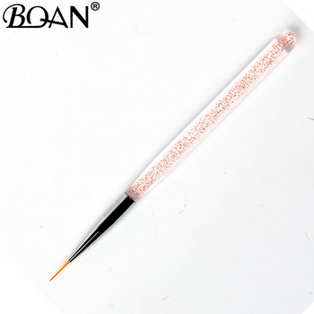 BQAN 3 στυλ Nail Art ακρυλικό πινέλο γαλλικής γραμμής ρίγες πλέγμα ζωγραφική στυλό σχεδίασης 3D DIY Συμβουλές Εργαλεία μανικιούρ