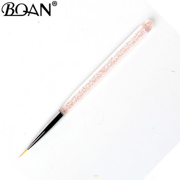 BQAN 3 Style Nail Art Acrylic Liner Brush French Lines Stripes Grid Painting Drawing Pen 3D DIY Tips Инструменти за маникюр