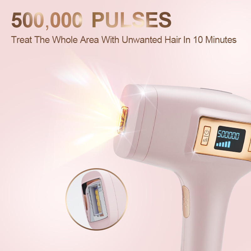 Epilator IPL Flashes pentru femei Instrument de îndepărtare a părului Epilator cu laser pentru acasă Aparat de ras pentru femei Trimmer