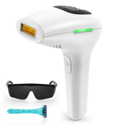 Crystal IPL Instrument de îndepărtare permanentă a părului cu laser Eraser Epilator cu laser Bikini pentru corp 500.000 Flash Epilator Visage Pour Femme