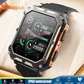 ChiBear Smart Watch Men Bluetooth Call IP68 Fitness Veekindlad välispordikellad C20 PRO nutikell 1,83 tolli 240*290 HD
