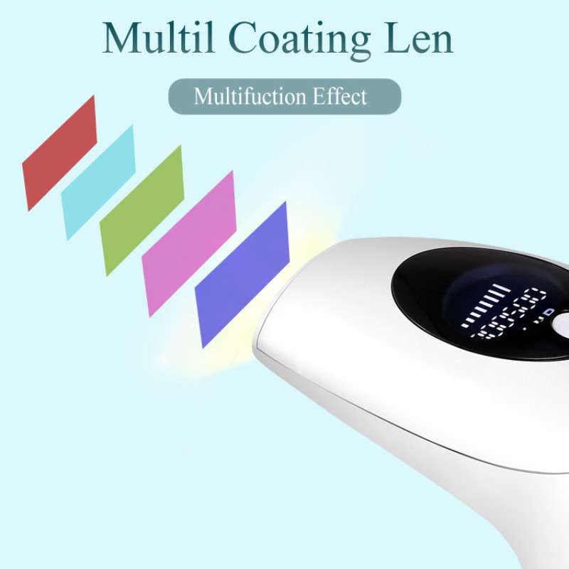 Epilator laser cu 900000 de flash-uri Fotoepilator IPL ușoară, fără durere, pentru îndepărtarea părului, depilatoare cu afișaj LCD permanent, aparat de epilat