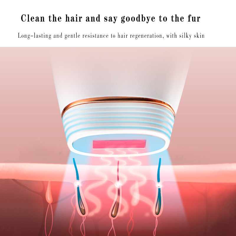 Epilator IPL nou cu 500000 de flash-uri Fotoepilator permanent cu laser Epilator electric fără durere Epilator Dropship