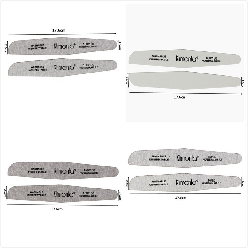 12 buc/set Pile de unghii Set de unghii Kit de lac cu gel pentru unghii Mix Grit Manichiura Pedichiura Lac Set de instrumente Kit de unghii acrilice de salon