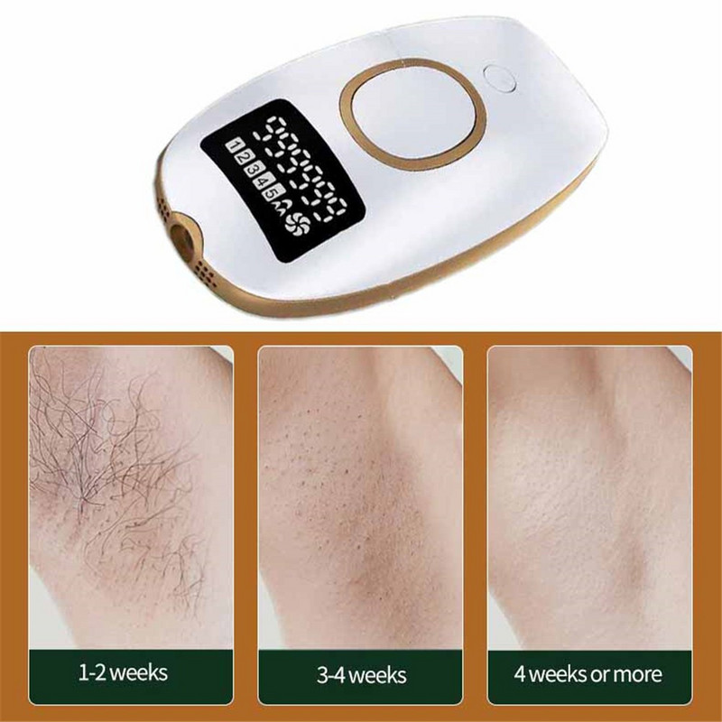 Epilator cu laser pentru îndepărtarea părului IPL pentru femei, portabil 999999, fotoepilator permanent, fără durere, pentru întregul corp Depilator A laser