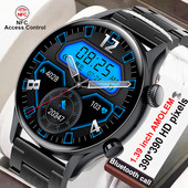 2023 Nou apel Bluetooth NFC Ceas inteligent bărbați 1,36 inch AMOLED 390*390 Suport ecran Always On Display Ceas inteligent IP68 rezistent la apă