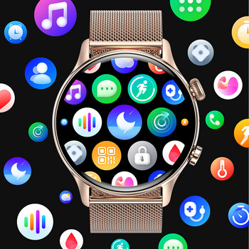 2023 Νέα κλήση NFC Bluetooth Smartwatch Men 1,36 ιντσών AMOLED 390*390 Υποστήριξη οθόνης Always On Εμφάνιση Smart Watch IP68 Waterproof