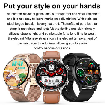 2023 Νέα κλήση NFC Bluetooth Smartwatch Men 1,36 ιντσών AMOLED 390*390 Υποστήριξη οθόνης Always On Εμφάνιση Smart Watch IP68 Waterproof