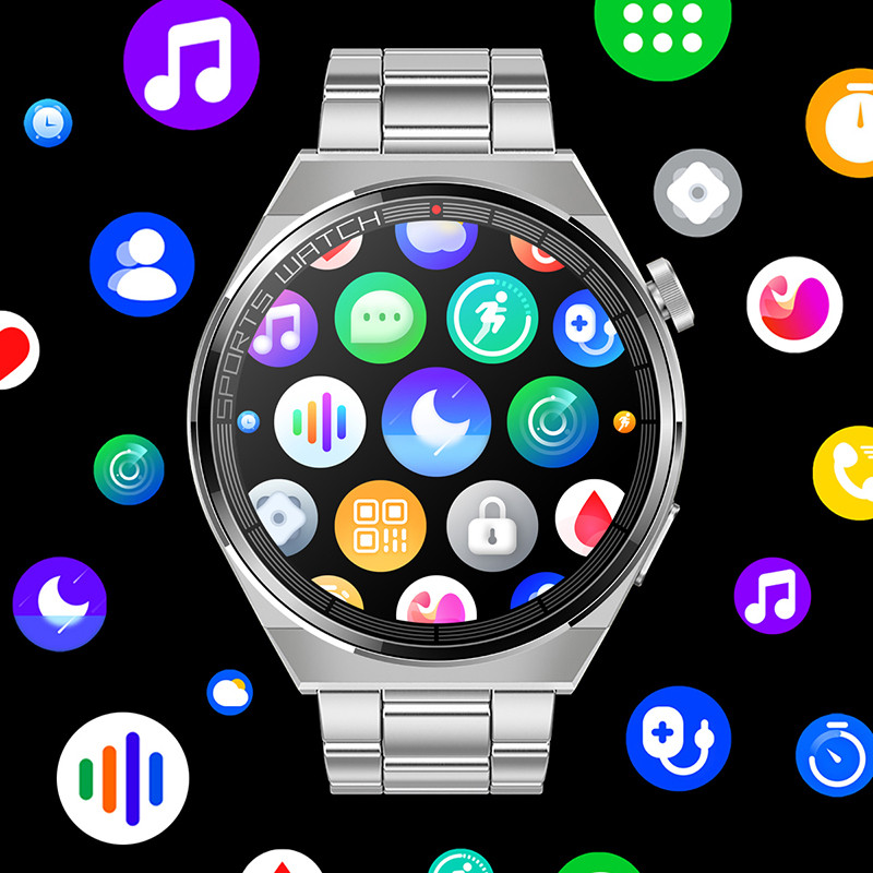 2022 Nou ceas inteligent NFC Bluetooth Call pentru bărbați Ceas personalizat față Buton rotativ de încărcare fără fir IP68 Ceas inteligent sport rezistent la apă