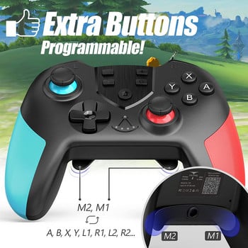 Безжичен контролер за игри за Nintendo Switch Controller Bluetooth геймпад за NS Switch Controller Bluetooth джойстик с NFC