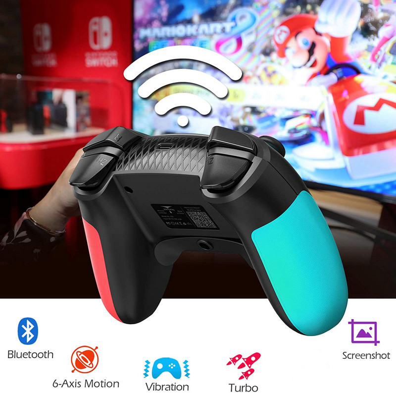 Controler de joc fără fir pentru controler Nintendo Switch Gamepad Bluetooth pentru controler NS Switch Joystick Bluetooth cu NFC