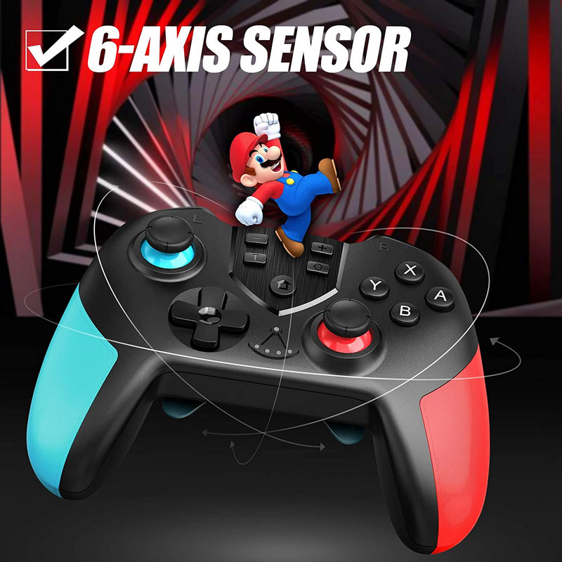 Controler de joc fără fir pentru controler Nintendo Switch Gamepad Bluetooth pentru controler NS Switch Joystick Bluetooth cu NFC