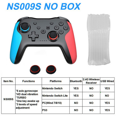 Controler wireless Bluetooth pentru Switch Pro PC PS3 Joystick Gamepad NFC Gamepad profesional fără întârzieri Livrare gratuită