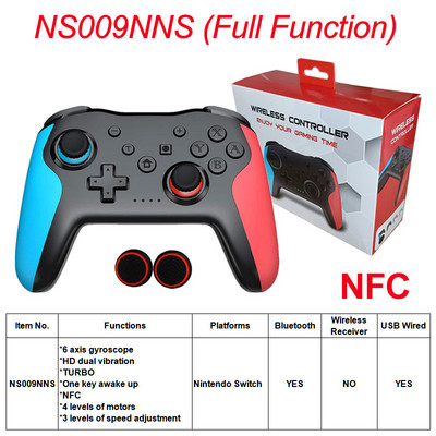 Controler wireless Bluetooth pentru Switch Pro PC PS3 Joystick Gamepad NFC Gamepad profesional fără întârzieri Livrare gratuită