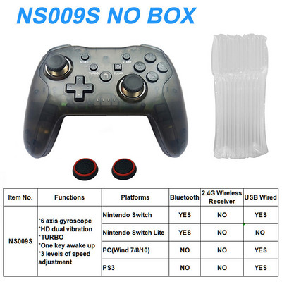 Controler wireless Bluetooth pentru Switch Pro PC PS3 Joystick Gamepad NFC Gamepad profesional fără întârzieri Livrare gratuită
