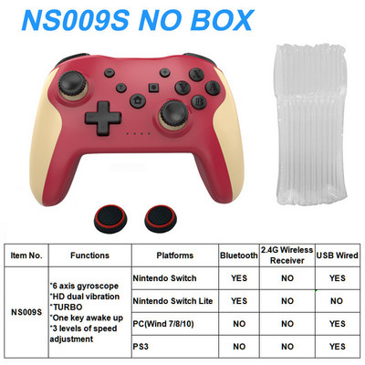 Controler wireless Bluetooth pentru Switch Pro PC PS3 Joystick Gamepad NFC Gamepad profesional fără întârzieri Livrare gratuită