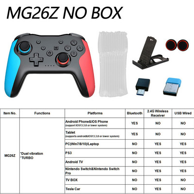Controler wireless Bluetooth pentru Switch Pro PC PS3 Joystick Gamepad NFC Gamepad profesional fără întârzieri Livrare gratuită