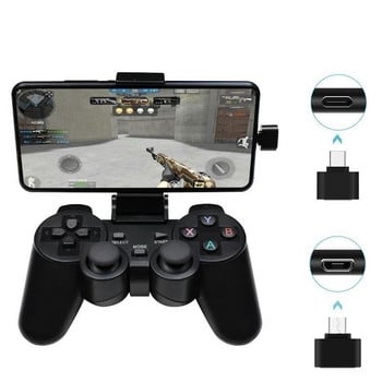 Безжичен PC Game Pad за Android Phone TV, 2.4G безжичен джойстик Joypad USB PC Game Controller за Xiaomi за OTG Smart Phone