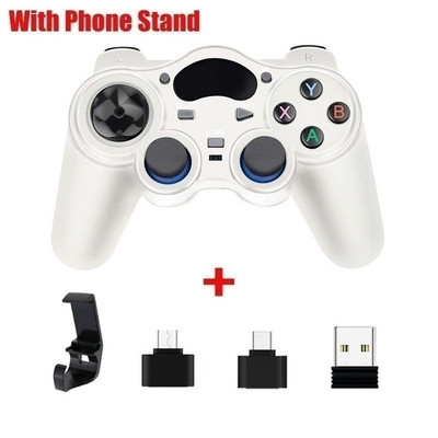 Bežični PC Game Pad za Android telefon TV, 2.4G bežični joystick Joypad USB PC Game Controller za Xiaomi za OTG pametni telefon