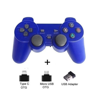 Bežični PC Game Pad za Android telefon TV, 2.4G bežični joystick Joypad USB PC Game Controller za Xiaomi za OTG pametni telefon