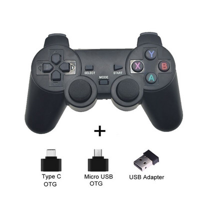 Bežični PC Game Pad za Android telefon TV, 2.4G bežični joystick Joypad USB PC Game Controller za Xiaomi za OTG pametni telefon