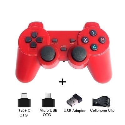Bežični PC Game Pad za Android telefon TV, 2.4G bežični joystick Joypad USB PC Game Controller za Xiaomi za OTG pametni telefon