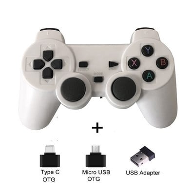 Bežični PC Game Pad za Android telefon TV, 2.4G bežični joystick Joypad USB PC Game Controller za Xiaomi za OTG pametni telefon