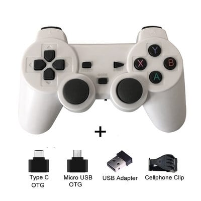 Bežični PC Game Pad za Android telefon TV, 2.4G bežični joystick Joypad USB PC Game Controller za Xiaomi za OTG pametni telefon