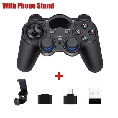 Bežični PC Game Pad za Android telefon TV, 2.4G bežični joystick Joypad USB PC Game Controller za Xiaomi za OTG pametni telefon