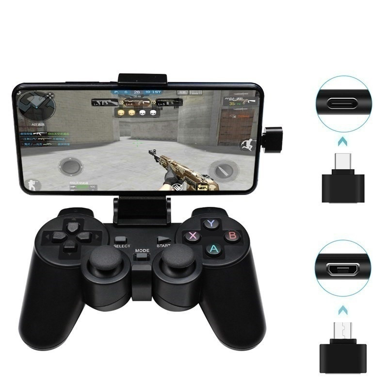 Bežični PC Game Pad za Android telefon TV, 2.4G bežični joystick Joypad USB PC Game Controller za Xiaomi za OTG pametni telefon