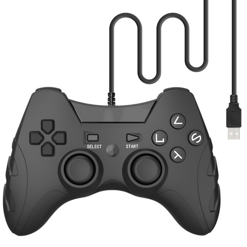 Gamepad cu fir USB pentru PC Windows 7/8/10 Controller de jocuri cu vibrații Joystick pentru PS3/Android TV Box Joypad Accesorii pentru jocuri Nou