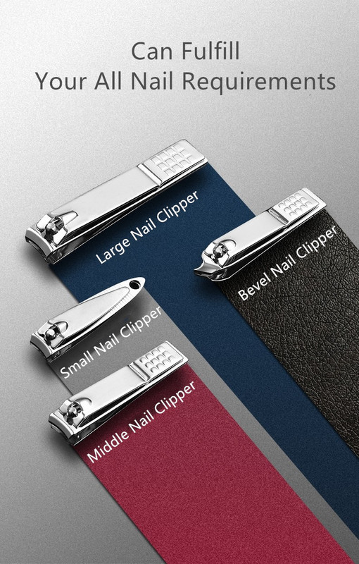 19 viename nerūdijančio plieno manikiūro rinkinys Profesionali nagų kirpimo mašinėlė pedikiūro įrankių rinkinys įaugusių kojų nagų kirpimo mašinėlė