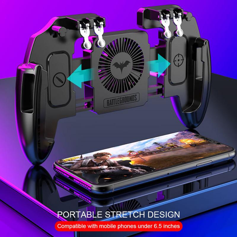 Νέο χειριστήριο παιχνιδιών παιχνιδιών για φορητές συσκευές M10 M11 Six Finger για MEMO Joystick για κινητά τηλέφωνα με λειτουργία απαγωγής θερμότητας