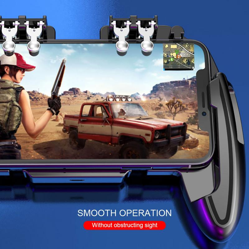 Νέο χειριστήριο παιχνιδιών παιχνιδιών για φορητές συσκευές M10 M11 Six Finger για MEMO Joystick για κινητά τηλέφωνα με λειτουργία απαγωγής θερμότητας