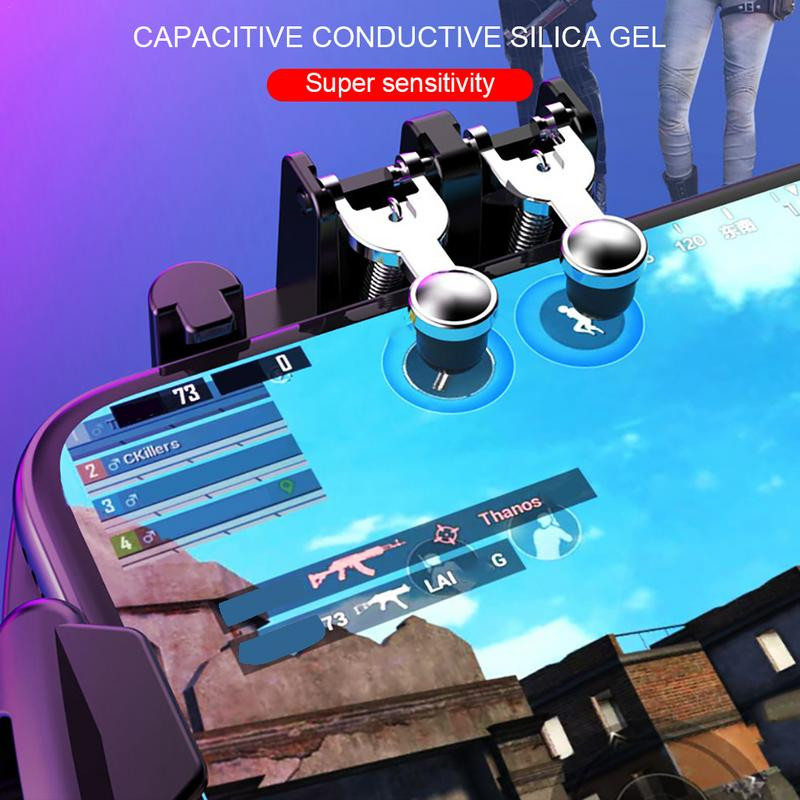 Νέο χειριστήριο παιχνιδιών παιχνιδιών για φορητές συσκευές M10 M11 Six Finger για MEMO Joystick για κινητά τηλέφωνα με λειτουργία απαγωγής θερμότητας
