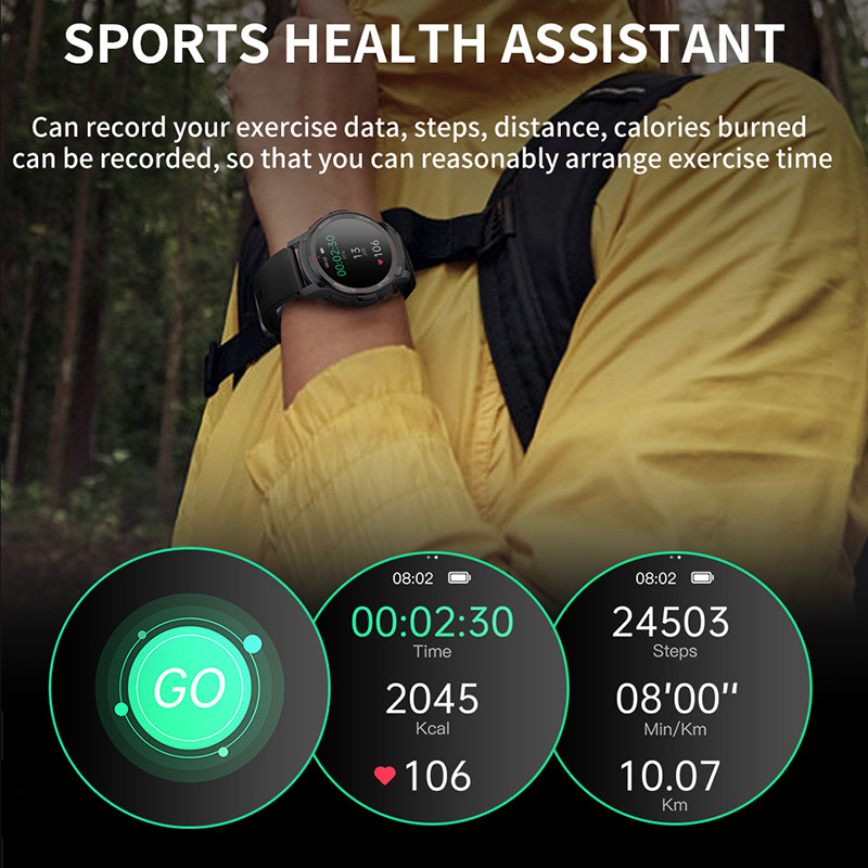 2022 Νέο Bluetooth Call Men Smart Watch 1.32" 360*360 HD οθόνη Smartwatch NFC Access Control Sports Fitness Tracker για Xiaomi