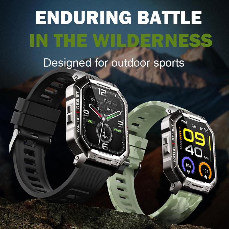 2022 Νέο Bluetooth Call Men Αδιάβροχο Smartwatch 1,83 ιντσών HD Professional Sports Smart Watch Man για Xiaomi Huawei