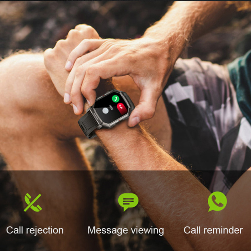 2022 Νέο Bluetooth Call Men Αδιάβροχο Smartwatch 1,83 ιντσών HD Professional Sports Smart Watch Man για Xiaomi Huawei