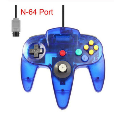 Pentru Nintend N64 Gamepad Controller cu fir transparent Gaming Joystick Gamepad pentru gamepad-uri Mac