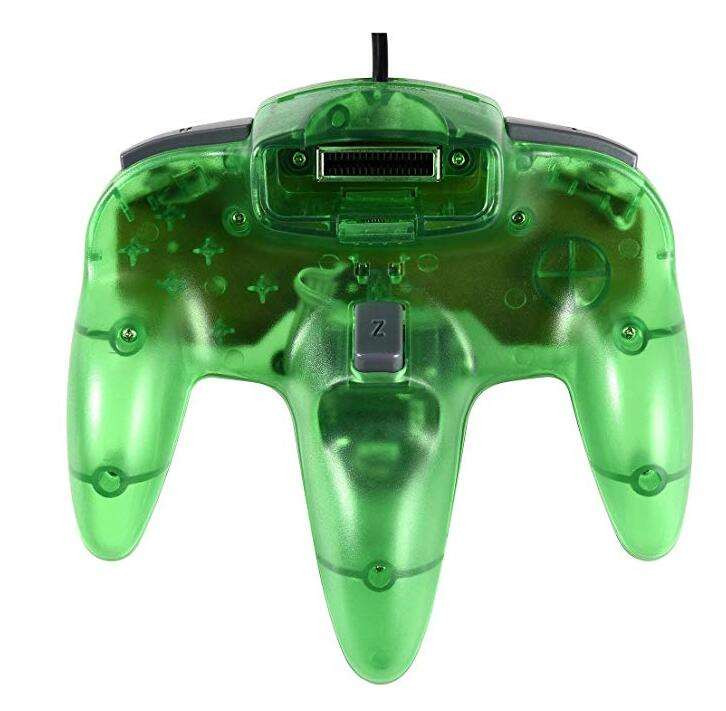 Pentru Nintend N64 Gamepad Controller cu fir transparent Gaming Joystick Gamepad pentru gamepad-uri Mac