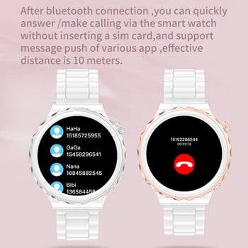 2022 Дамски смарт часовник Мъжки NFC Достъп до вратата Отключване Смарт часовник Bluetooth разговор Фитнес гривна Персонализиран циферблат Безжично зареждане