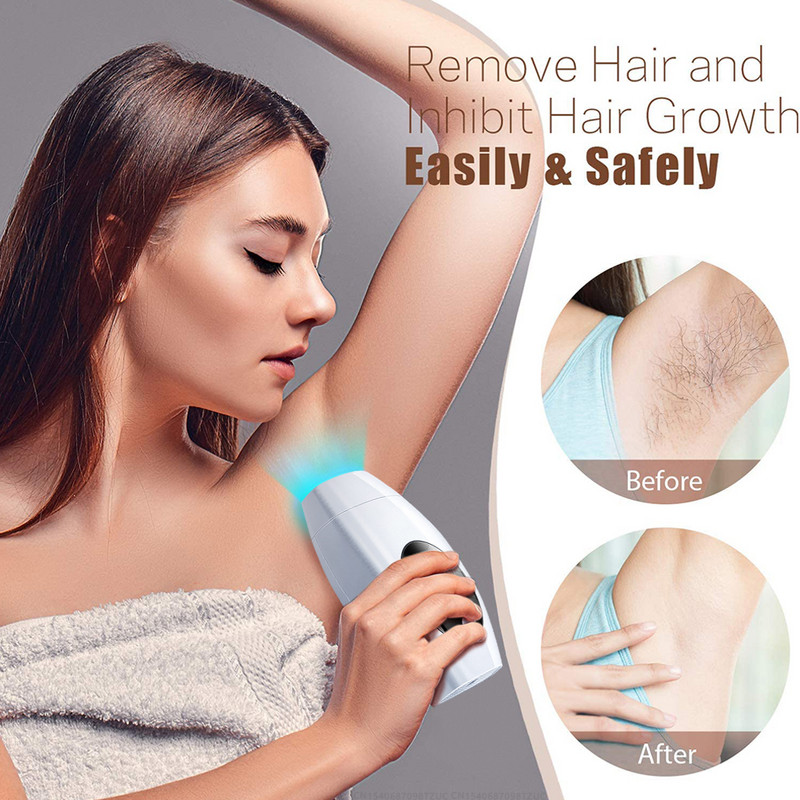 Epilator laser electric pentru femei cu ecran LED 600000 de fulgere Epilator permanent fără durere IPL pentru îndepărtarea părului pentru axile, picioare, brațe